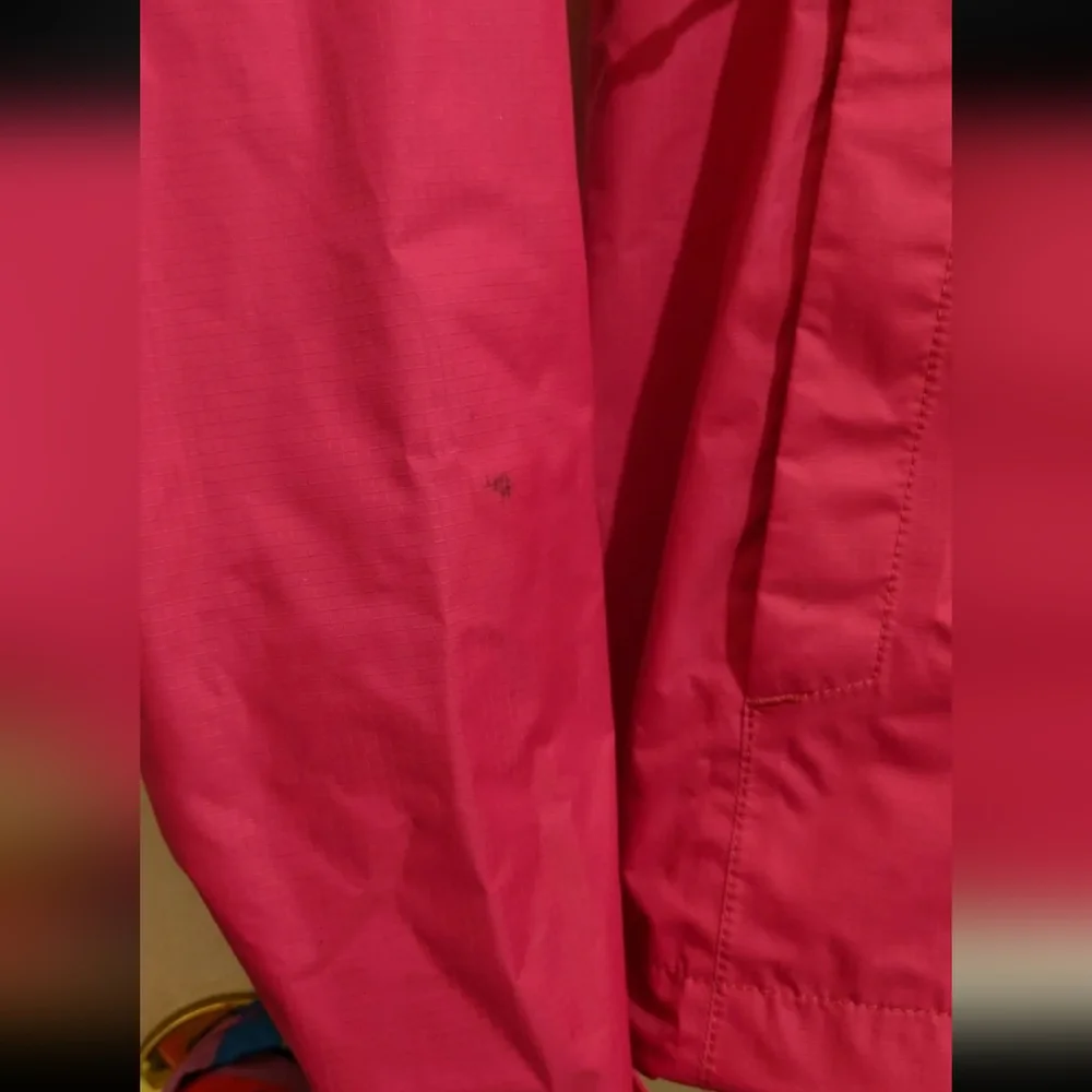 Tnf windbreaker jacket pink hooded logo the north face nylon